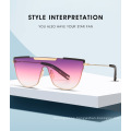 Luxury Quality Designer UV400 Metal Sunglasses